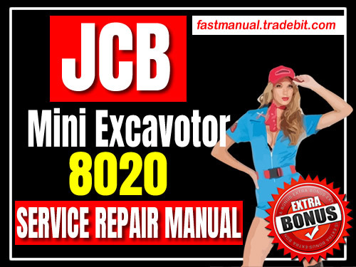 Product picture JCB Mini Excavator 8020 Service Repair Manual Download