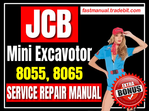 Product picture JCB Mini Excavator 8055 8065 Service Repair Manual Download