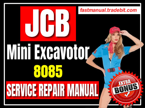 Product picture JCB Mini Excavator 8085 Service Repair Manual Download